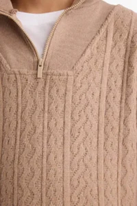 DeFacto Half Zipper Soft Fuzzy Sweatshirt Boy - Image 5