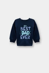 DeFacto Crew Neck Printed Soft Fuzzy Inside 2-Piece Sweatshirts for Baby Boy - Image 4