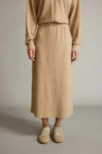 DeFacto Beli Elastic Maxi Skirt - Image 5