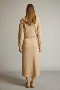 DeFacto Beli Elastic Maxi Skirt - Image 6