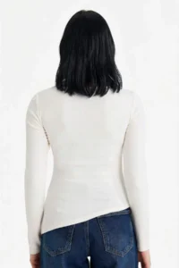DeFacto slim Fit Rib T-Shirt - Image 4