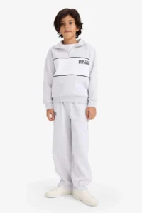 DeFacto Half Zipper Soft Fuzzy Sweatshirt Boy - Image 2