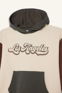 DeFacto Oversize Wide Fit Hooded Printed Soft Lined Sweatshirt Boy - Image 2