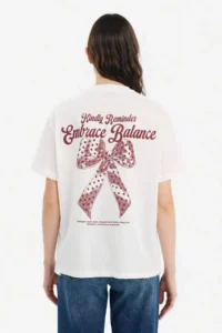DeFacto Oversize Crew Neck Printed Short Sleeve T-Shirt - Image 5