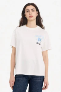 DeFacto Oversize Crew Neck Printed Short Sleeve T-Shirt - Image 4