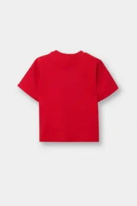 DeFacto Crew Neck Printed Short Sleeve T-Shirt Baby Boy - Image 5