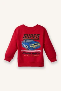 DeFacto Crew Neck Printed Sweatshirt Baby Boy - Image 3