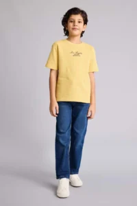 DeFacto New Regular Fit Crew Neck Printed Short Sleeve T-Shirt Boy - Image 2