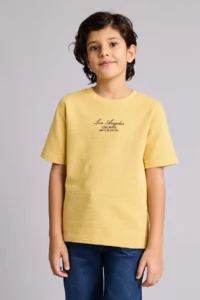 DeFacto New Regular Fit Crew Neck Printed Short Sleeve T-Shirt Boy - Image 3