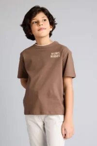 DeFacto New Regular Fit Crew Neck Printed Piqué Short Sleeve T-Shirt Boy - Image 3