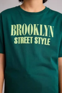DeFacto New Regular Fit Crew Neck Printed Short Sleeve T-Shirt Boy - Image 4