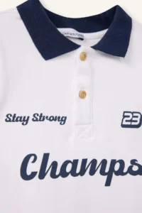 DeFacto Oversize Short Sleeve Polo T-Shirt Baby Boy - Image 2