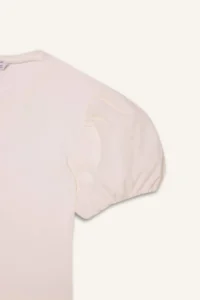 DeFacto Girl's Ribbed Camisole Balloon Sleeve T-Shirt - Image 2