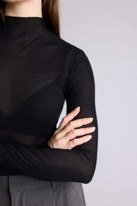 DeFacto slim Fit Rib T-Shirt - Image 4