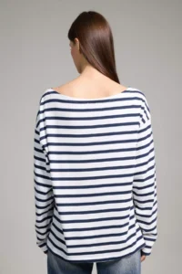 DeFacto 100% Cotton Relax Fit Boat Neck Premium T-Shirt - Image 5