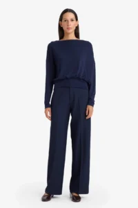 DeFacto Loose Fit Boat Neck T-Shirt - Image 2