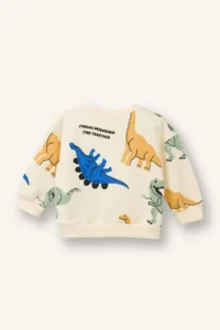 DeFacto Dinozor Patterned Sweatshirt Baby Size - Image 4