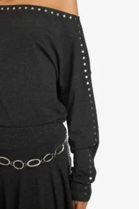 DeFacto Loose Fit Boat Neck T-Shirt - Image 4