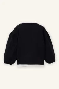 DeFacto Oversized Patterned Sweatshirt Baby Girl - Image 3