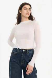 DeFacto Fitted Half Turtleneck T-Shirt - Image 3