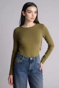 DeFacto slim Fit Basic Modal T-Shirt