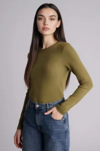 DeFacto slim Fit Basic Modal T-Shirt - Image 2