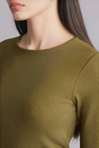 DeFacto slim Fit Basic Modal T-Shirt - Image 3