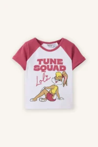 DeFacto Looney Tunes Cropped Fit Ribbed T-Shirt Girls