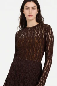 DeFacto Fitted Lace T-Shirt