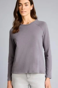 DeFacto Regular Fit Crew Neck Basic Plain Long Sleeve T-Shirt