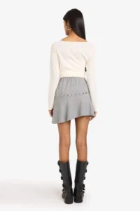 DeFacto A Cut Normal Waist Mini Skirt - Image 6