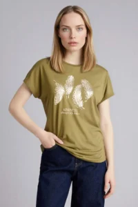 DeFacto Printed Short Sleeve T-Shirt - Image 3