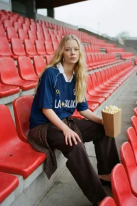 DeFacto MLS Oversized Polo Shirt Collar T-Shirt - Image 4