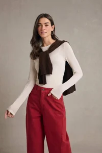 DeFacto slim Fit Rib T-Shirt