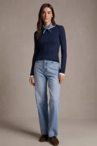 DeFacto slim Fit Rib T-Shirt - Image 2