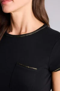 DeFacto Slim Fit Crew Neck Ribbed Short Sleeve T-Shirt - Image 4