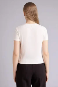 DeFacto Slim Fit Crew Neck Ribbed Short Sleeve T-Shirt - Image 5