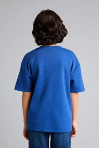 DeFacto Oversize Embroidered Collar Printed T-Shirt Boy - Image 5