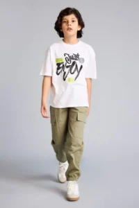 DeFacto Oversized Printed T-Shirt Boys' - Image 2
