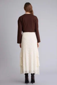 DeFacto A Cut Lace Midi Skirt - Image 5