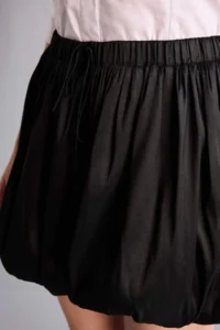 DeFacto Balloon Fit Normal Waist Taffeta Mini Skirt - Image 6