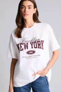 DeFacto Oversized Printed T-Shirt