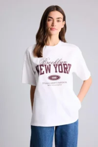 DeFacto Oversized Printed T-Shirt - Image 3