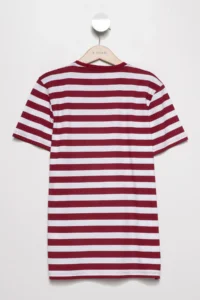 DeFacto White Boy Cool Printed Striped T-Shirt I1793A6.18Sp.Wt32 - Image 2