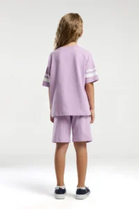 US Polo Assn. U.s. Polo Shirt Assn Girls' Pink Bermuda Set - Image 5