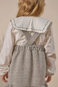 Minipodyum Girls' Dress Shirt Pocket Detail Festive - Image 3