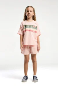 US Polo Assn. U.s. Polo Shirt Assn Girls' White Shorts Set - Image 4