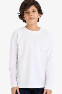 DeFacto Regular Fit Crew Neck Long Sleeve T-Shirt Boy - Image 3