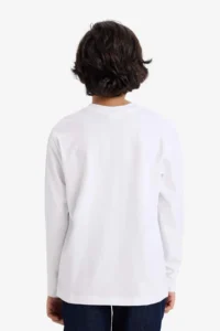 DeFacto Regular Fit Crew Neck Long Sleeve T-Shirt Boy - Image 5