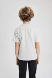 DeFacto Boys' Crew Neck Short Sleeve T-Shirt - Image 4